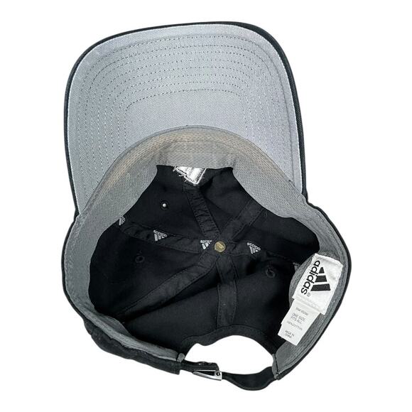 Adidas Hat Cap Black Grey Strap back Base Ball Climate Adult One Size Used - Picture 7 of 11